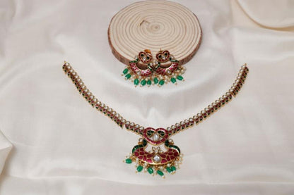 Kundan Enamel Necklace